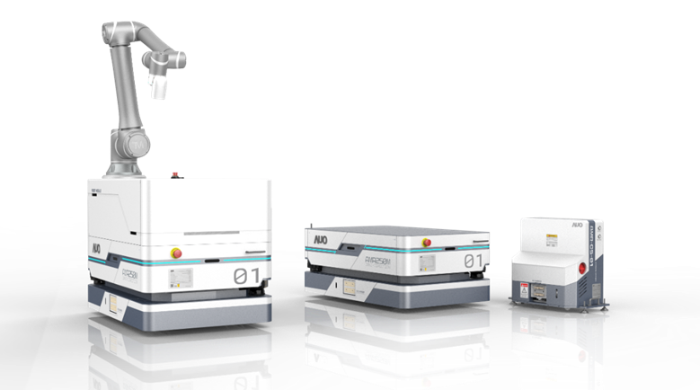 PA數位開發的自主式移動機器人（AMR250M），搭配全向輪並結合AI演算法、2D LiDAR、3D攝影機等技術，協助客戶實現產線全自動化